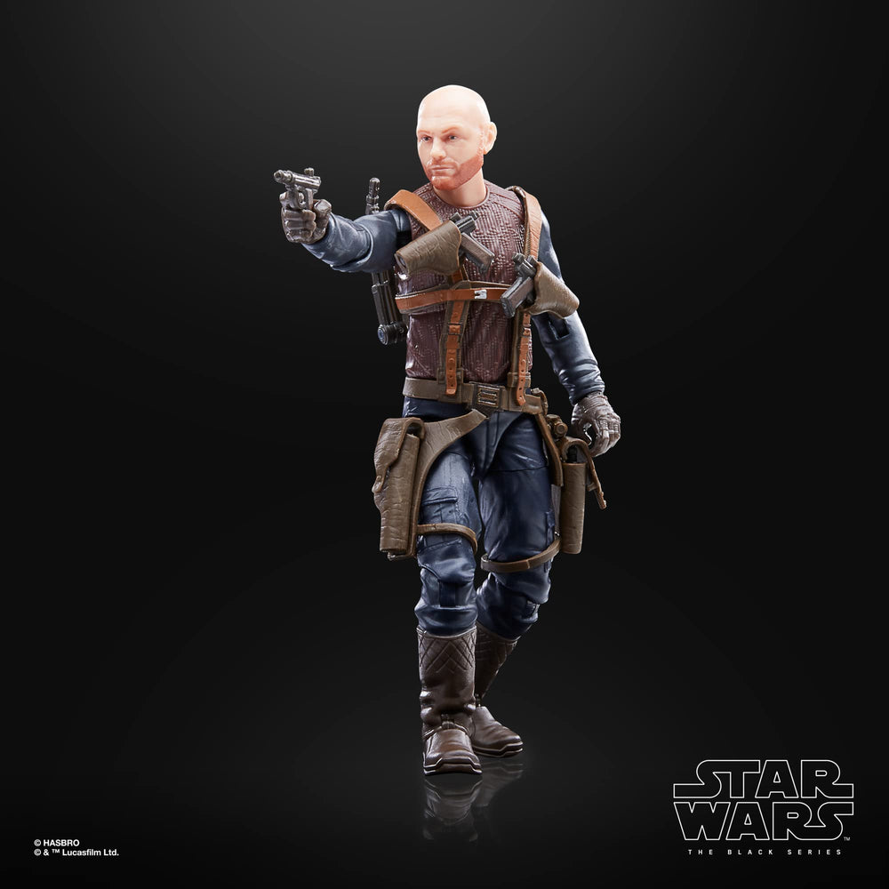 Star Wars Migs Mayfeld posed figure ideal for shelf display.