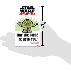 Star Wars mini packs 5.5 by 7.5 inches—compact classroom handouts.