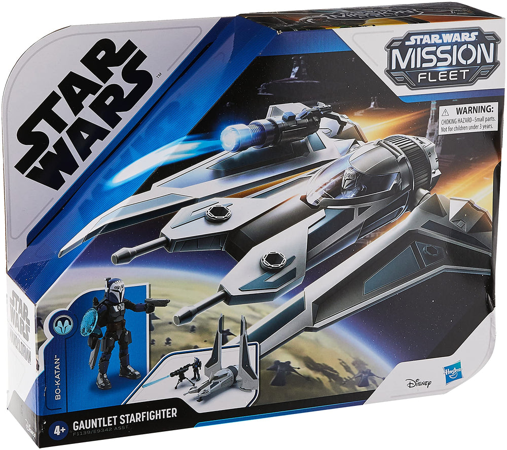 Star Wars Mission Fleet Bo-Katan figure with jetpack and blasters for action play