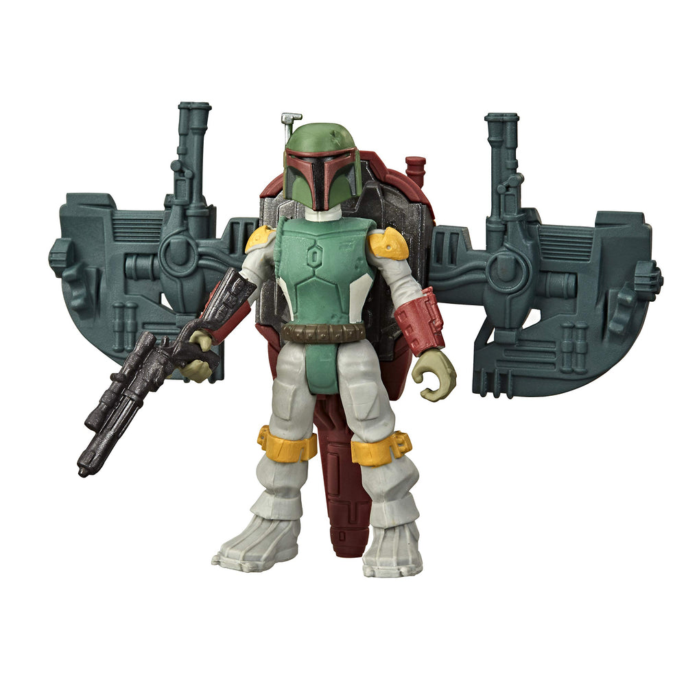 Star Wars Mission Fleet Boba Fett 2.5-inch scale figure with articulation prompts dynamic poses.