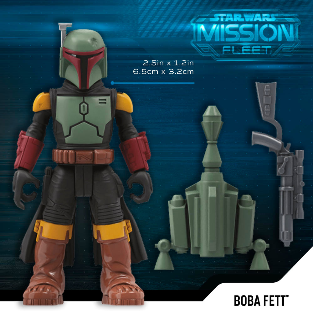 STAR WARS Mission Fleet dark trooper figure with detailed armor