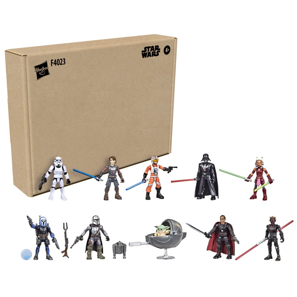 STAR WARS Mission Fleet Grogu figure with accessories supports imaginative storytelling.