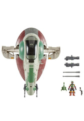 Complete playset combines figure and starship for storytelling adventures