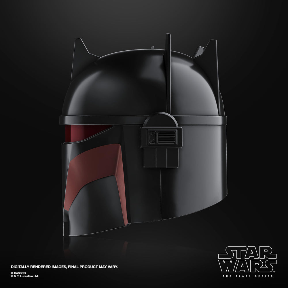 STAR WARS Moff Gideon helmet visor LED highlighting the epic glow.