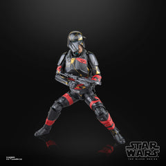 STAR WARS Night Trooper window-box-packaging highlights character art on shelf