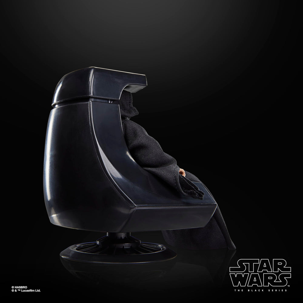 Star Wars Palpatine 6-inch close-up emphasizes premium deco and likeness for fans.