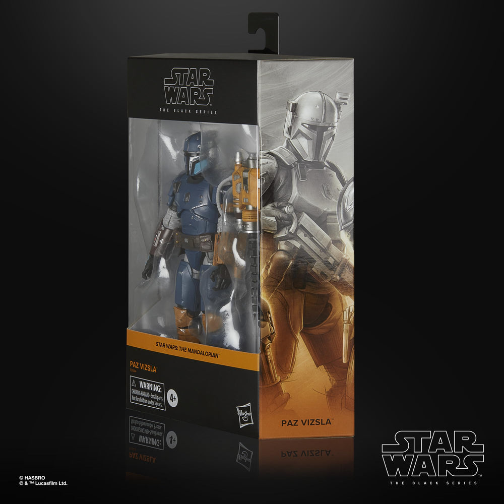 STAR WARS Paz Vizsla collectible display ready on shelf