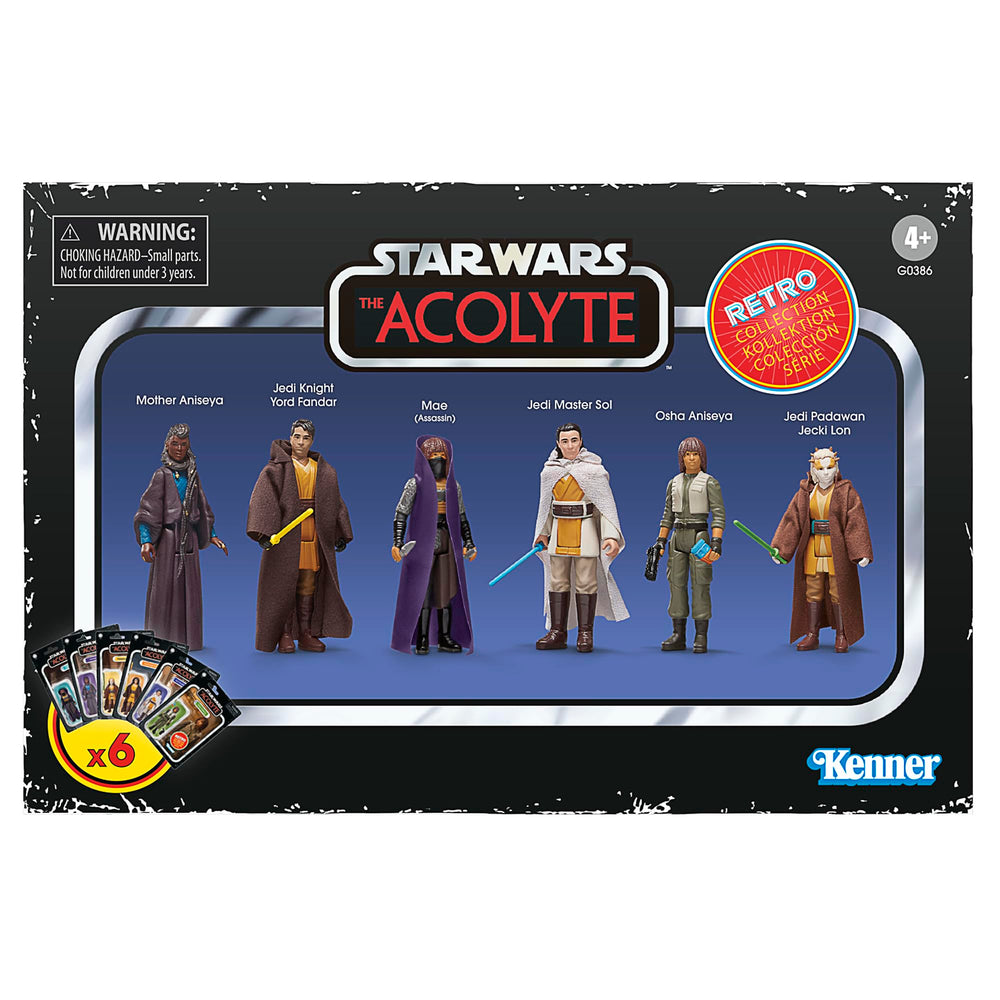 Star Wars Retro Collection Acolyte Multipack front view for collectible display.