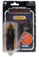 STAR WARS Retro Collection packaging resembles Kenner-era branding for collectors' nostalgia.
