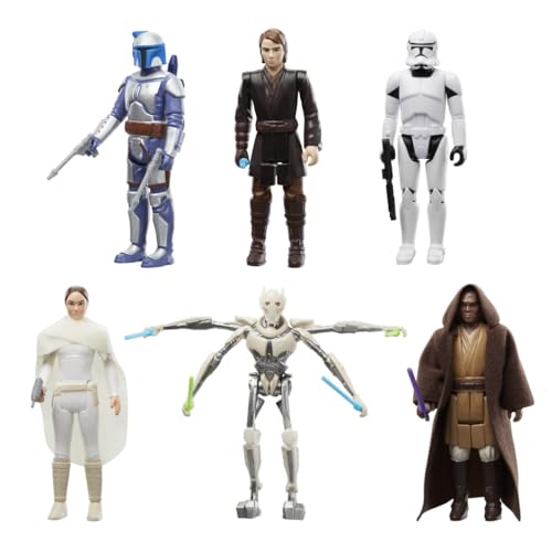 STAR WARS Retro Collection Mace Windu figure for display and action storytelling