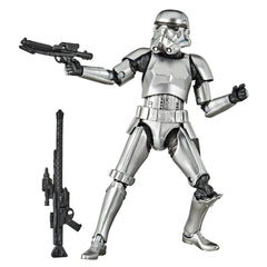 Star Wars SW BL Carbon 2nd Metallic Stormtrooper front view shows a premium display piece.