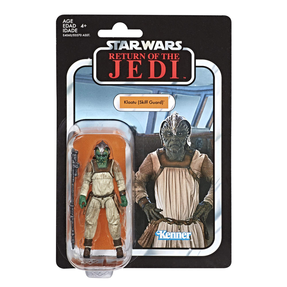 Star Wars SW E6 VIN Klaatu Skiff Guard in action pose for role-play adventures.