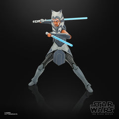 STAR WARS The Black Series Ahsoka Tano figure packaging is shelf-friendly.
