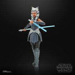 STAR WARS The Black Series Ahsoka Tano figure poseable limbs support action scenes.