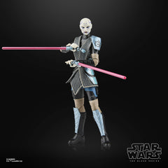 STAR WARS The Black Series Asajj Ventress display-ready figure for shelves.
