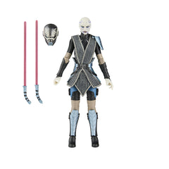 STAR WARS The Black Series Asajj Ventress front view figure ideal for display.