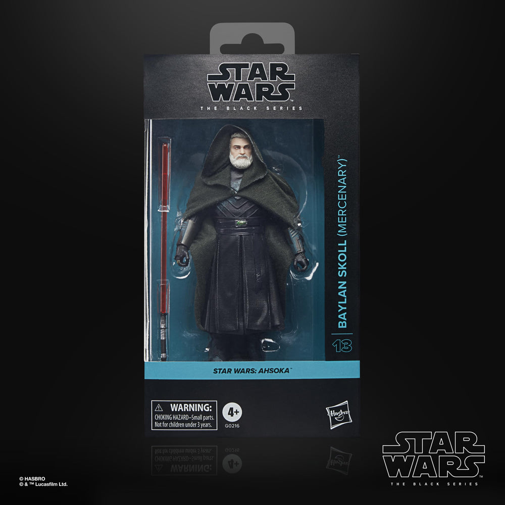 Baylan Skoll lightsaber accessory for The Black Series figure enhances play and display.