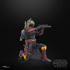 STAR WARS The Black Series Boba Fett jetpack with rocket in action pose