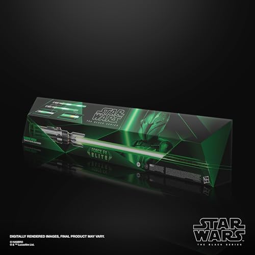 Star Wars Black Series collectible lightsaber designed for adult fans.