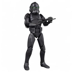 STAR WARS The Black Series Elite Squad Trooper display-ready figure on shelf