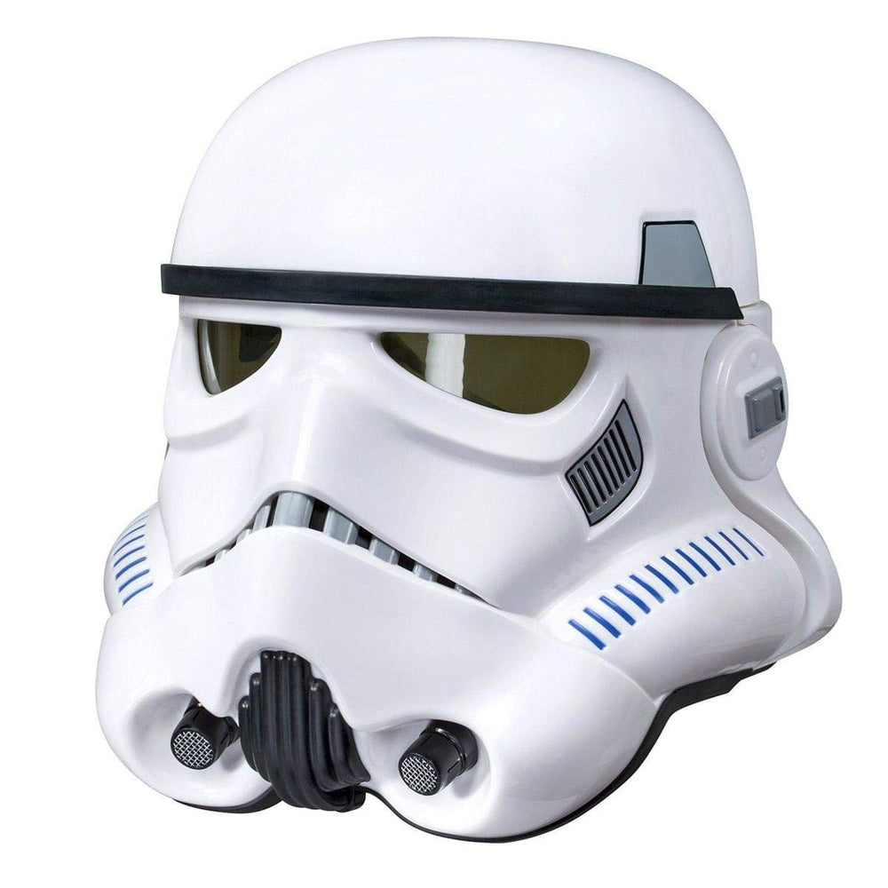 Star Wars The Black Series Imperial Stormtrooper voice-changer helmet enables immersive role-play.