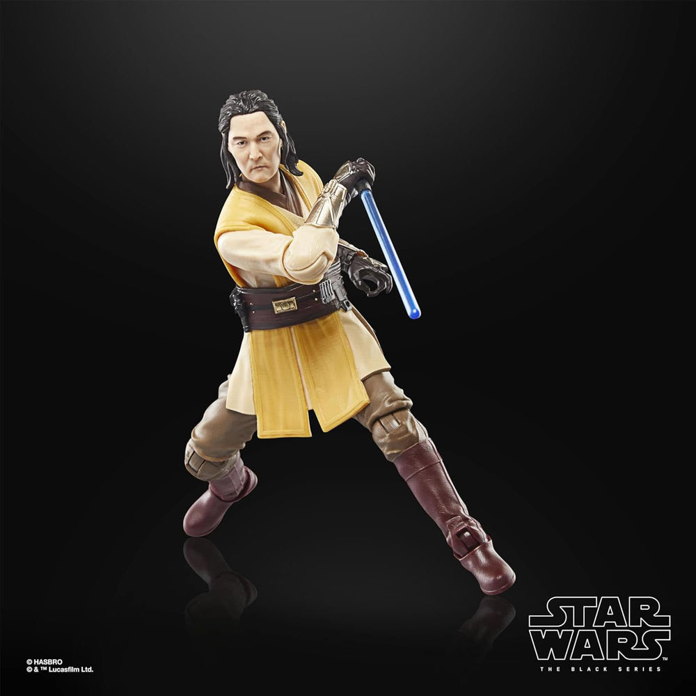 STAR WARS The Black Series Sol in action pose shows dynamic presence.