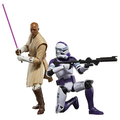 STAR WARS The Black Series Mace Windu amethyst lightsaber for display and collection.