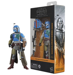 STAR WARS The Black Series Mandalorian Shriek-Hawk figure front view with authentic styling.