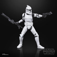 STAR WARS The Black Series Phase I Clone Trooper articulation points enable versatile posing
