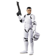 STAR WARS The Black Series Phase I Clone Trooper figure, front view, ideal for display and collection