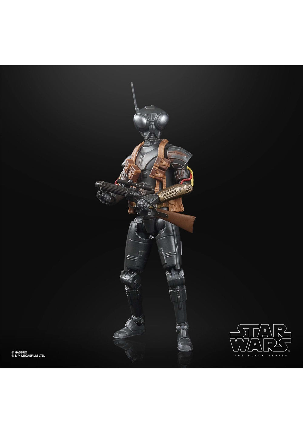 Fully articulated Q9-0 figure supports dynamic action poses.