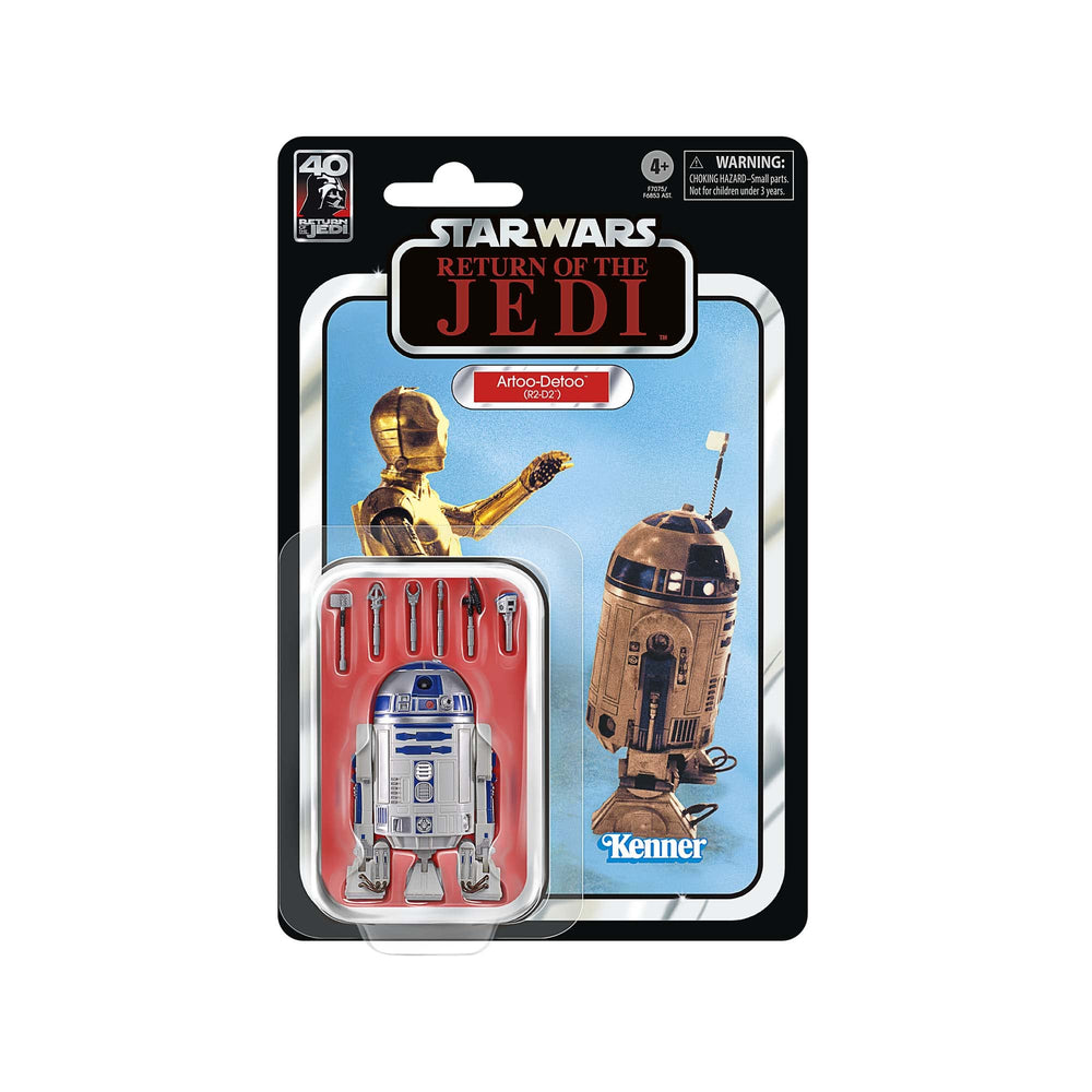 R2-D2 periscope and antenna accessories for authentic display options.