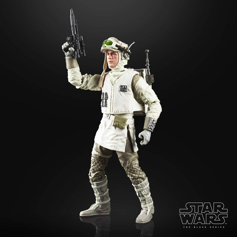 STAR WARS The Black Series Rebel Soldier (Hoth) figure ideal for shelf display.