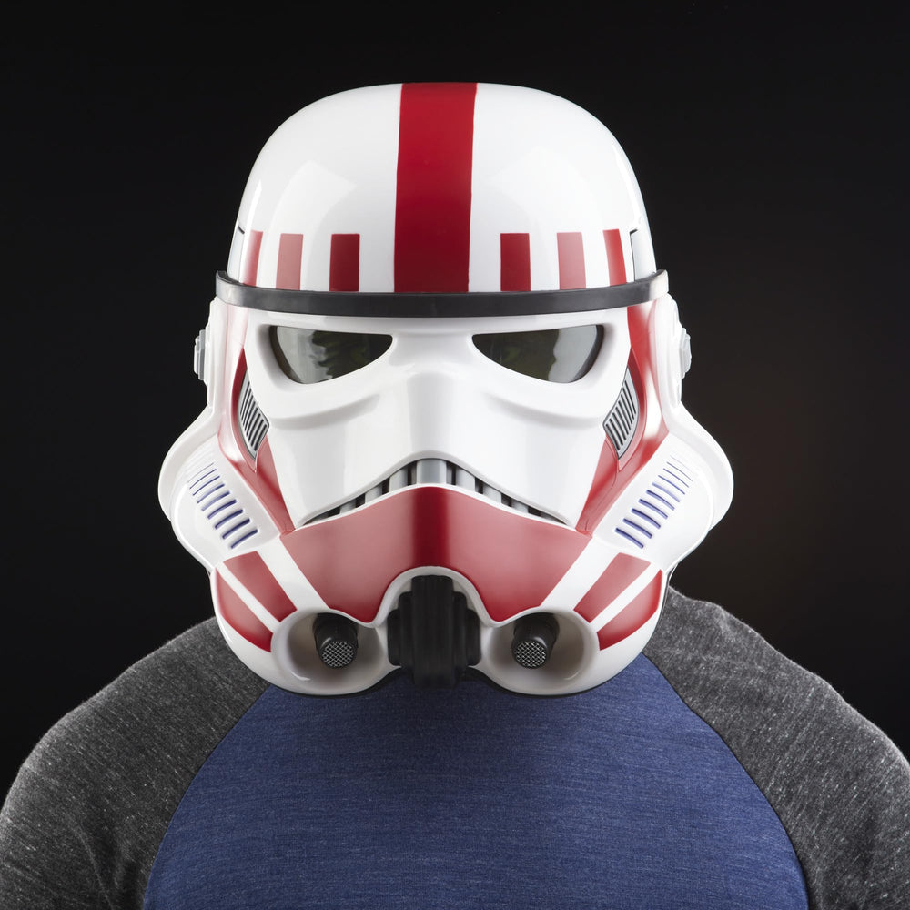 STAR WARS The Black Series Shock Trooper Helmet, cosplay-ready, comfortable fit for extended wear.