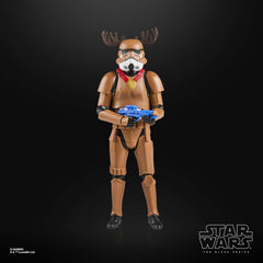 STAR WARS The Black Series Stormtrooper holiday edition winter color palette on shelf appeal.