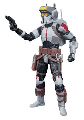 STAR WARS The Black Series Tech figure front view with premium articulation for dynamic poses.