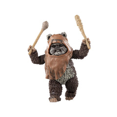 STAR WARS The Black Series Wicket W. Warrick pose for dynamic display and articulation.