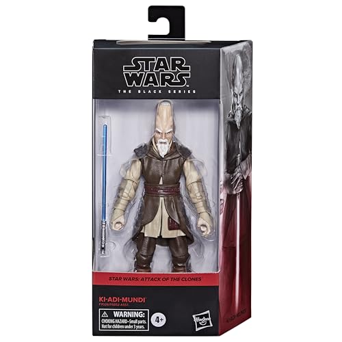 Window box packaging showcases the Star Wars figure for collectors.