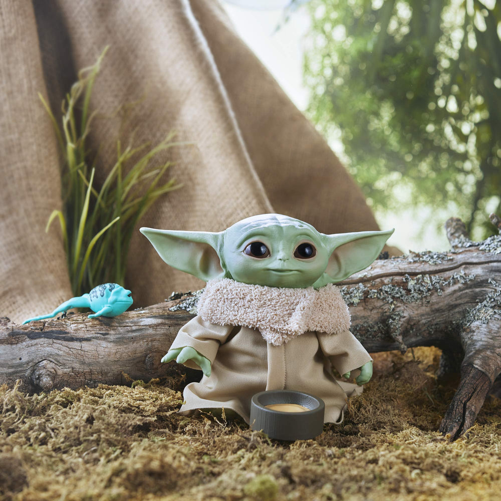 STAR WARS The Child plush toy styled after the Disney Plus series.