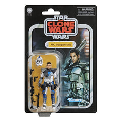 STAR WARS ARC Trooper Fives packaging echoes classic Kenner style for nostalgia fans.