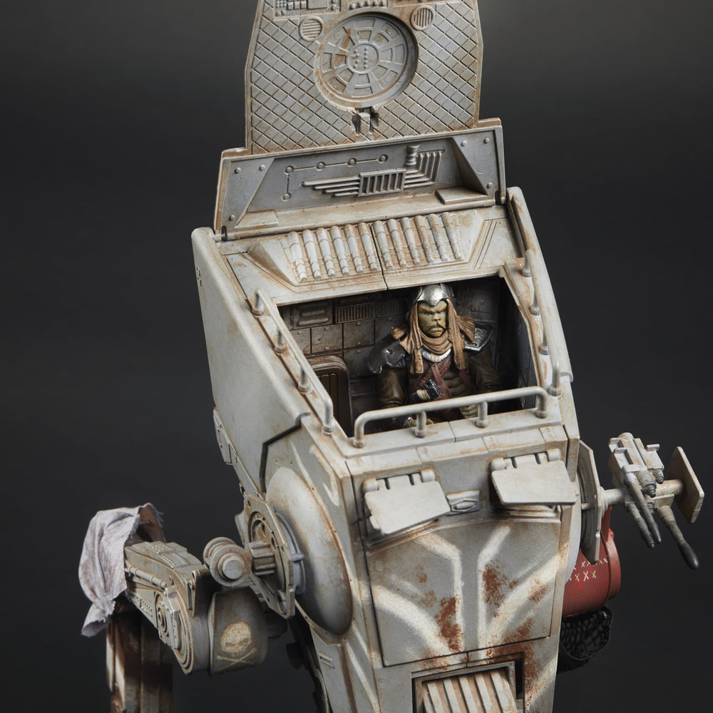 STAR WARS Vintage Collection AT-ST Raider movable blast shields for display angles