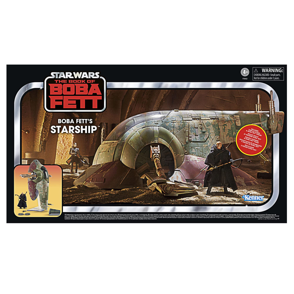 STAR WARS The Vintage Collection Boba Fett starship figure with premium deco and poseability