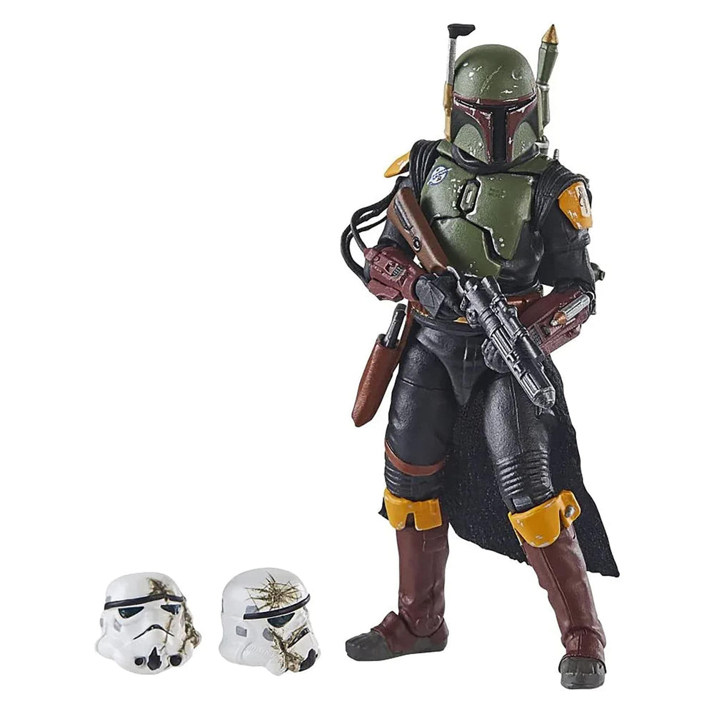 STAR WARS Boba Fett Tatooine deluxe figure packaging showcases authentic Kenner-era artwork for collectors.