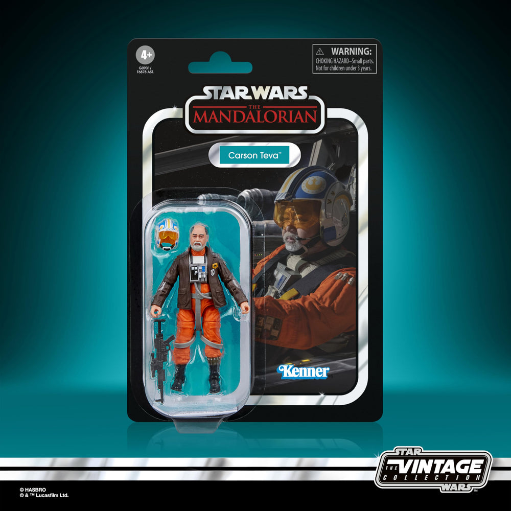 STAR WARS Carson Teva figure articulation close-up for poseability on shelves.