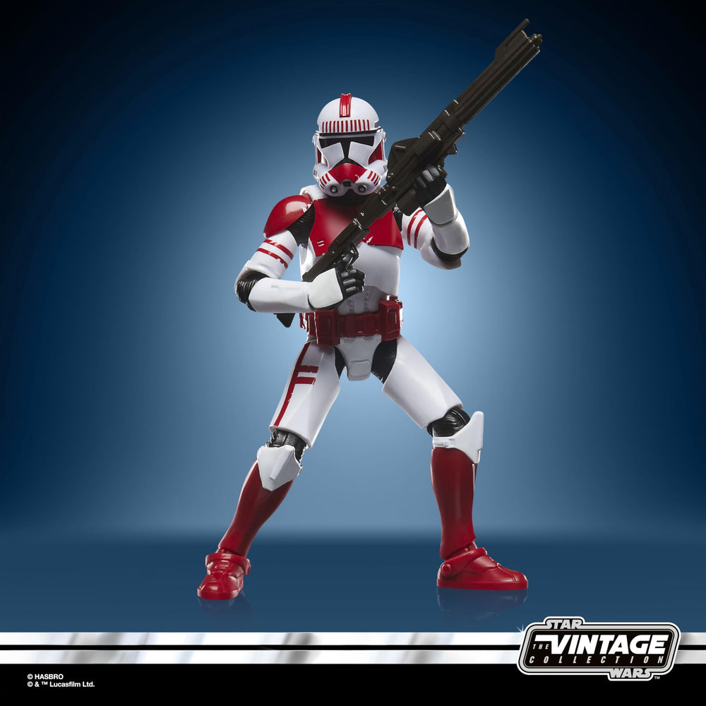 STAR WARS Vintage Collection Imperial Shock Trooper premium deco detail close-up.