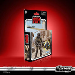STAR WARS The Vintage Collection Krrsantan figure on a shelf display setup