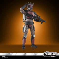 Star Wars Vintage Collection Mandalorian Super Commando accessories with blasters and jetpack