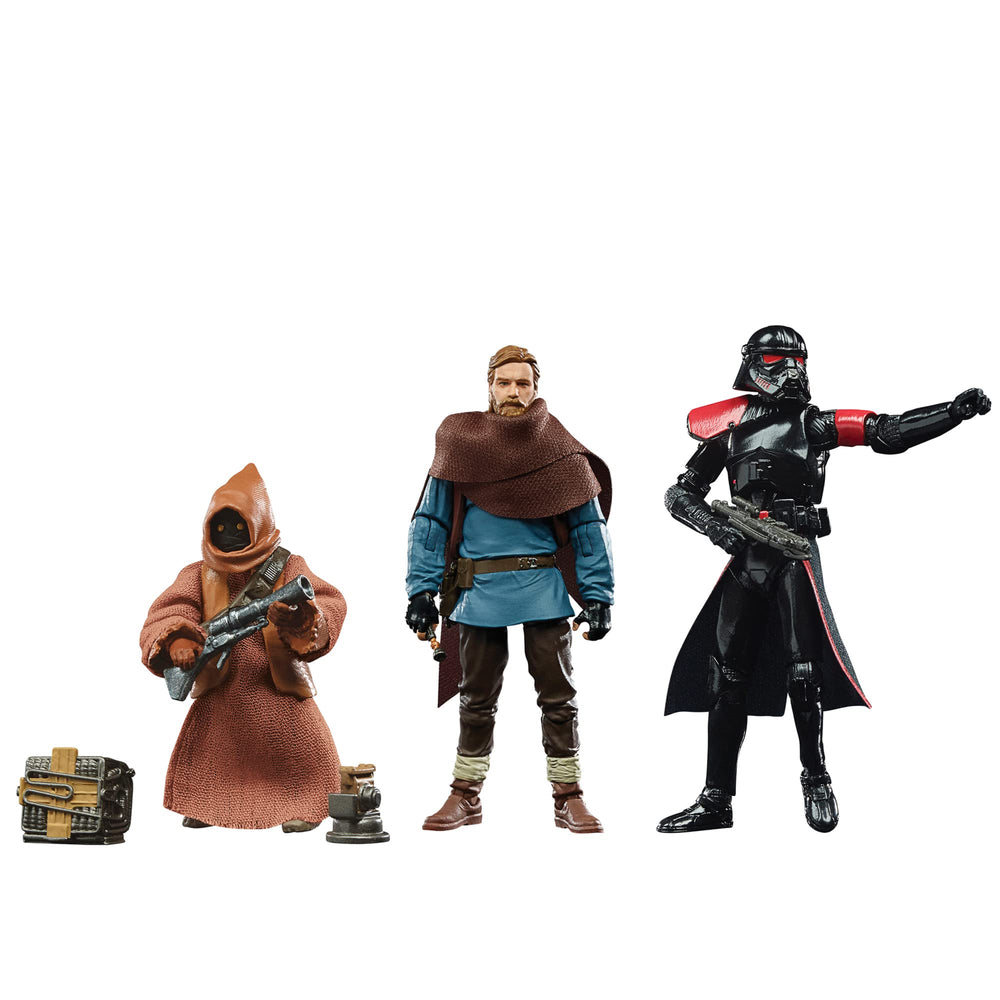STAR WARS The Vintage Collection Obi-Wan Kenobi Tibidon Station figure highlights premium articulation for dynamic posing.