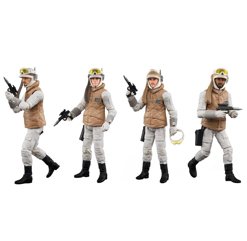 STAR WARS 4-pack Rebel Soldier set for shelf display or diorama setups