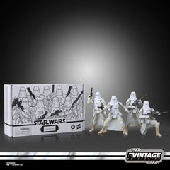 STAR WARS Vintage Collection Snowtrooper 4-Pack ideal for shelf display and gifting